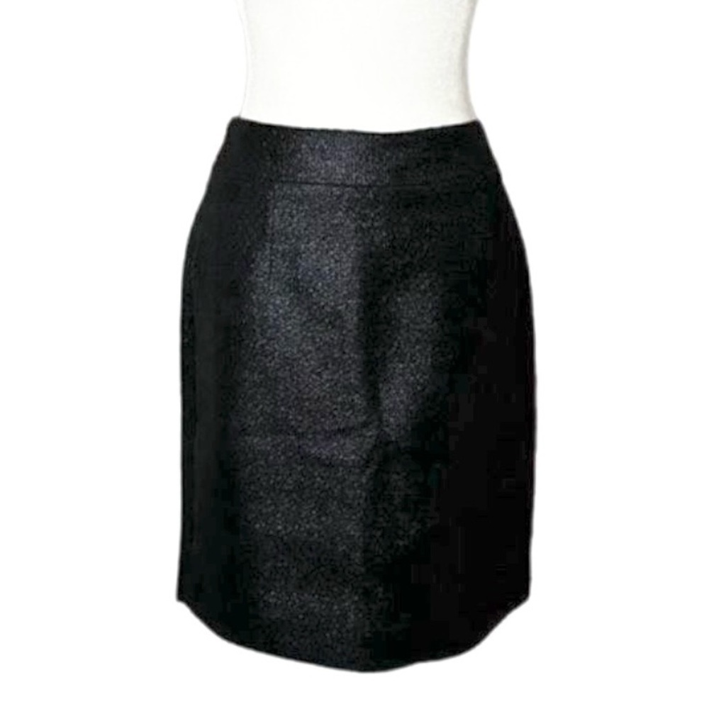 Banana Republic Coated Tweed Pencil Straight Short Skirt Size 8 Petite